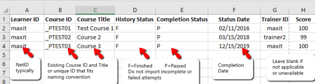 Excel sample